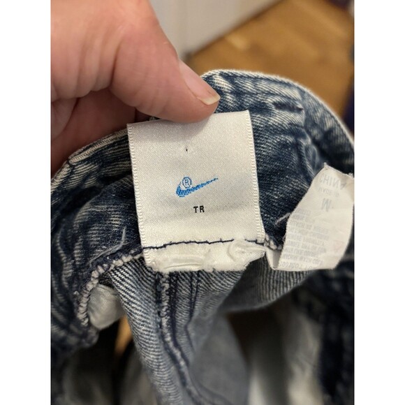 Vintage Nike Andre Agassi Tennis Skirt Womens M Blue Acid Wash Challenge Court - Picture 3 of 11